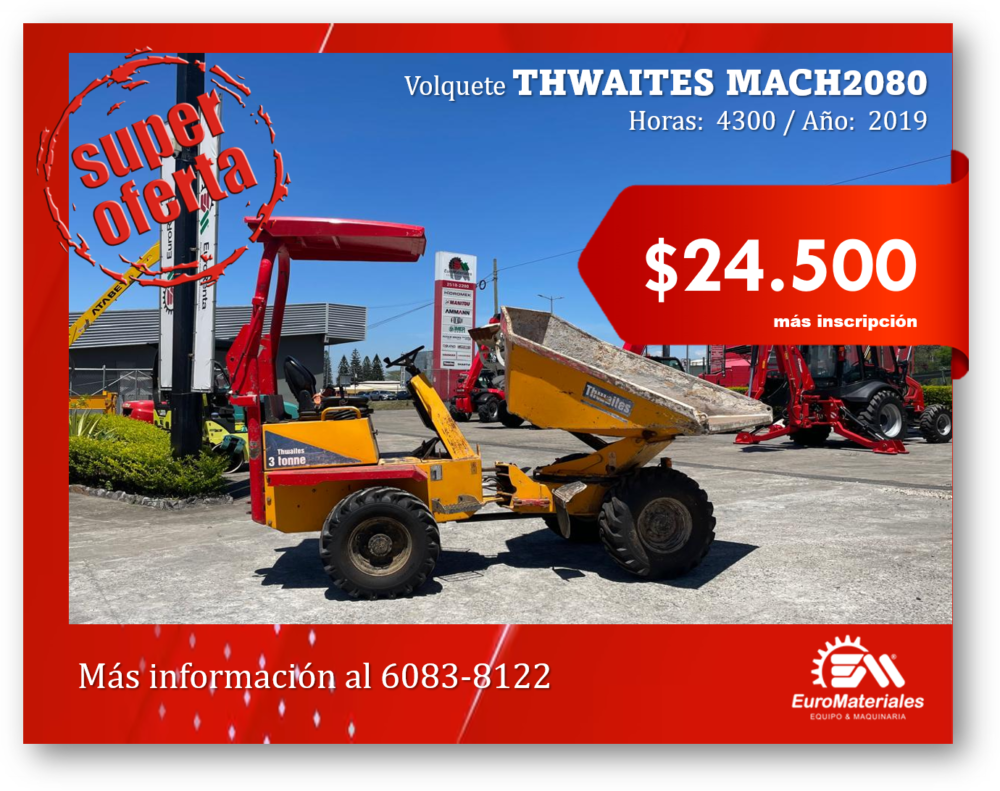 Volquete THWAITES MACH 580, USADO - Imagen 6