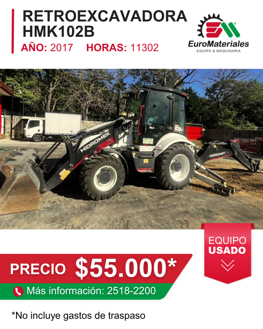 Retroexcavadora Hidromek HMK102B