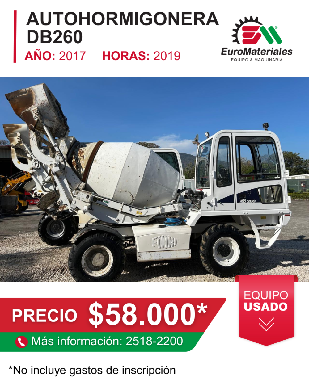 Autohormigonera Fiori DB260