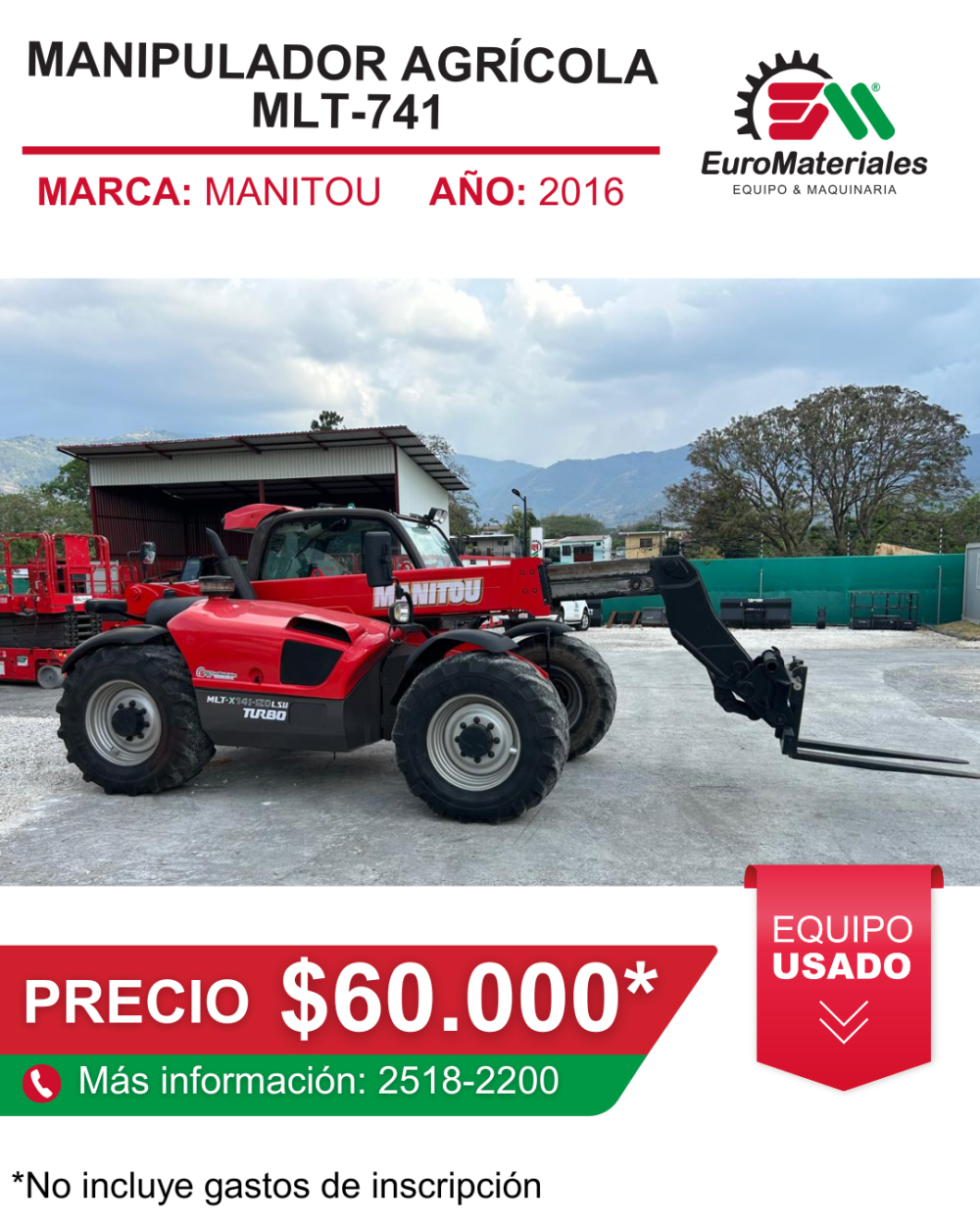 Manipulador agrícola MLT-741