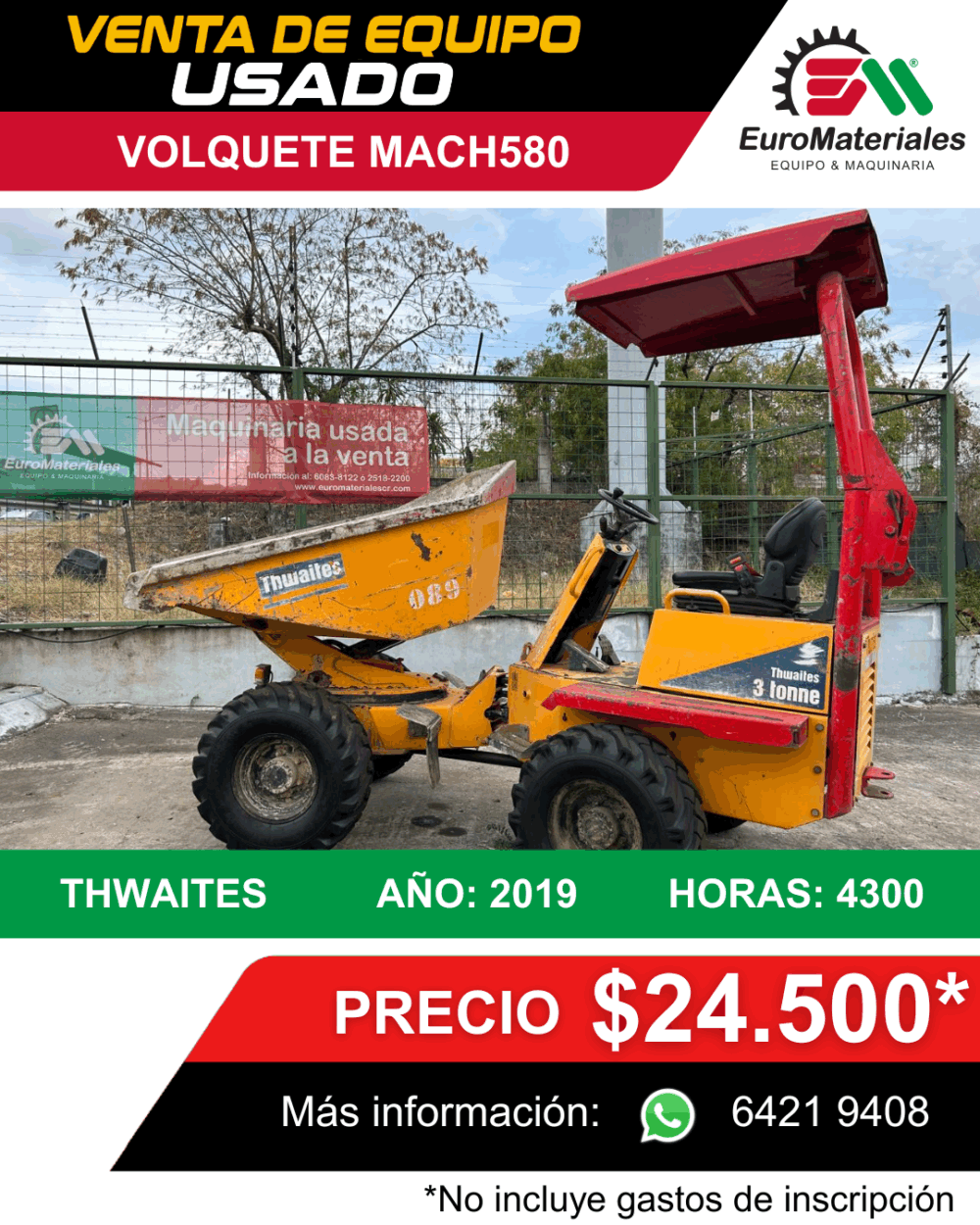 Volquete MACH580