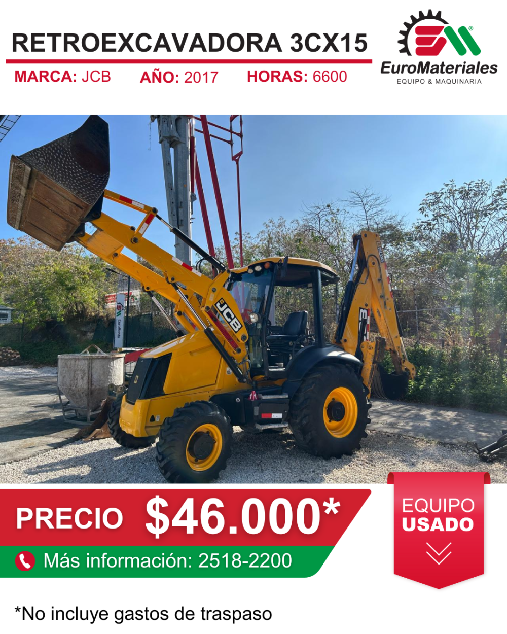 Retroexcavadora 3CX15
