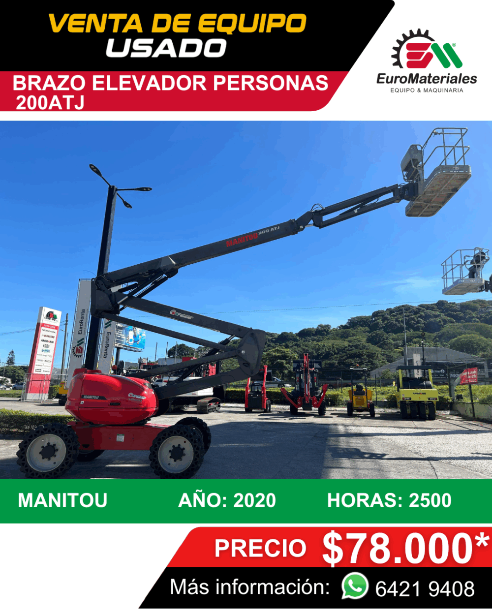 Brazo elevador personas 200ATJ