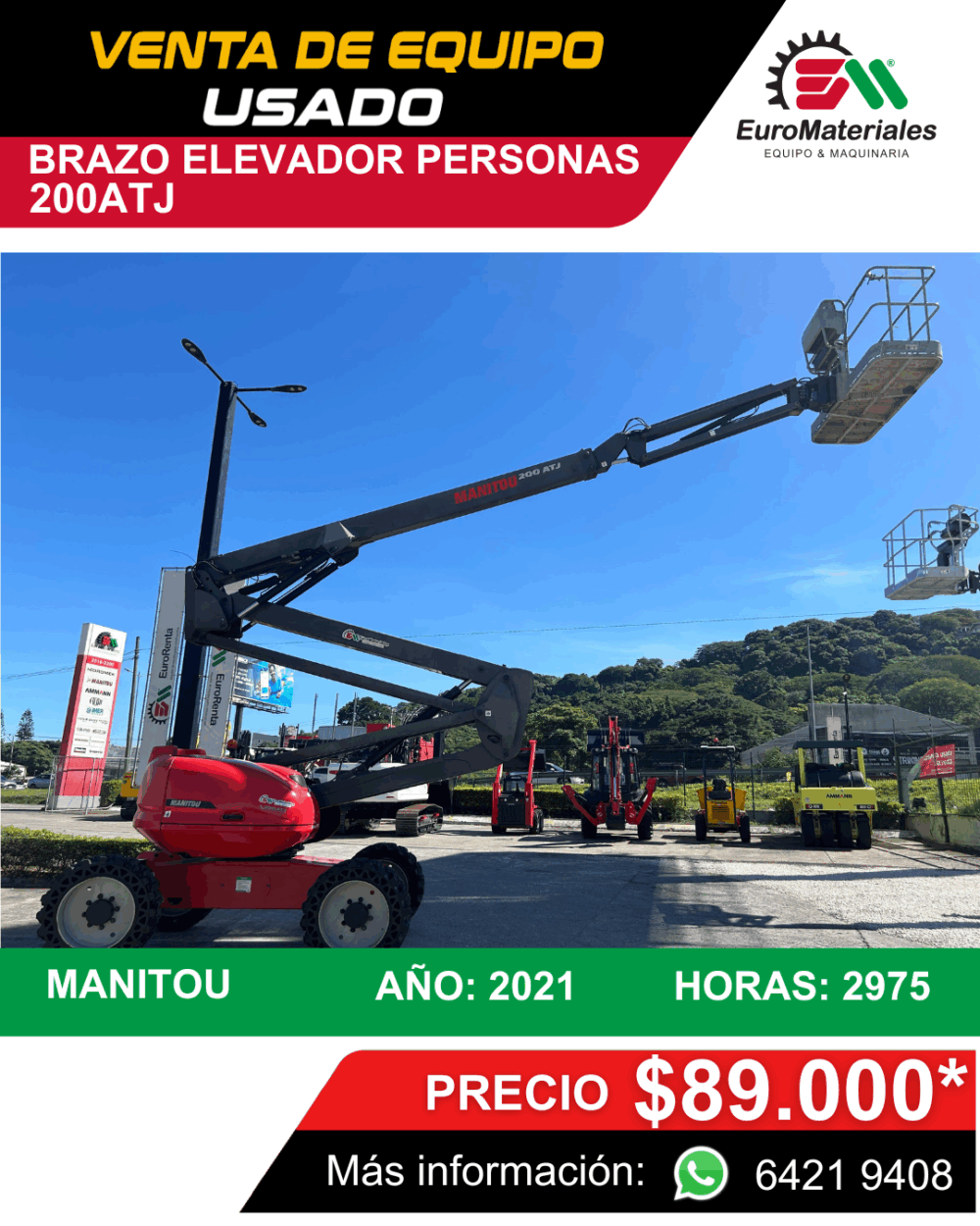 Brazo elevador personas 200ATJ