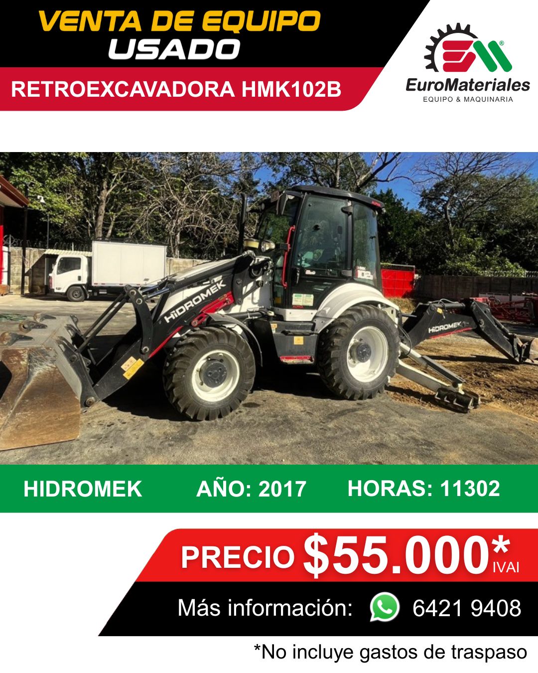 Retroexcavadora HMK102B