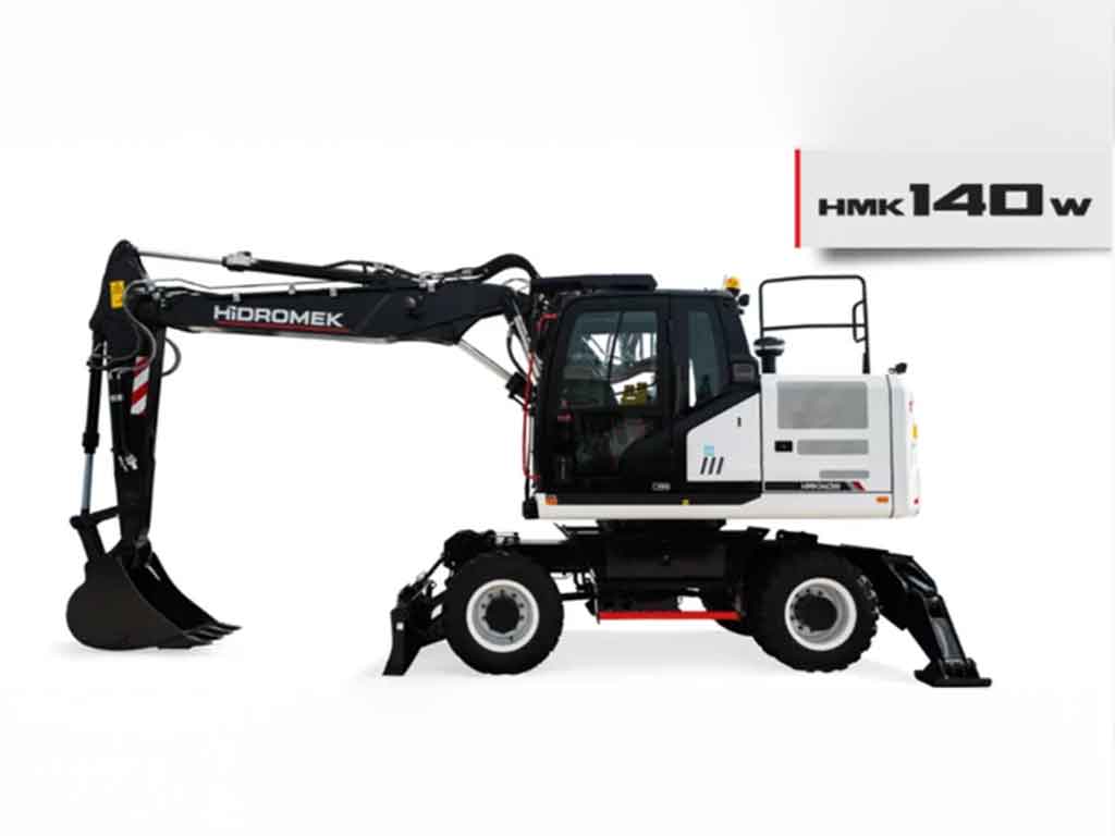 Excavadora sobre llantas HIDROMEK HMK140W-H4