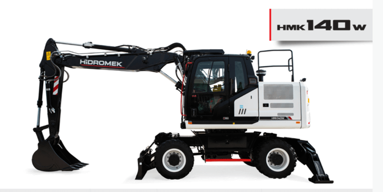 Excavadora sobre llantas HIDROMEK HMK140W-H4