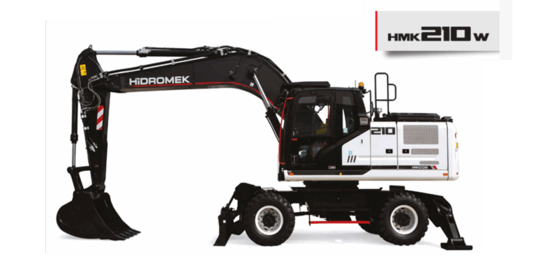 Excavadora sobre llantas HIDROMEK HMK210W-H4