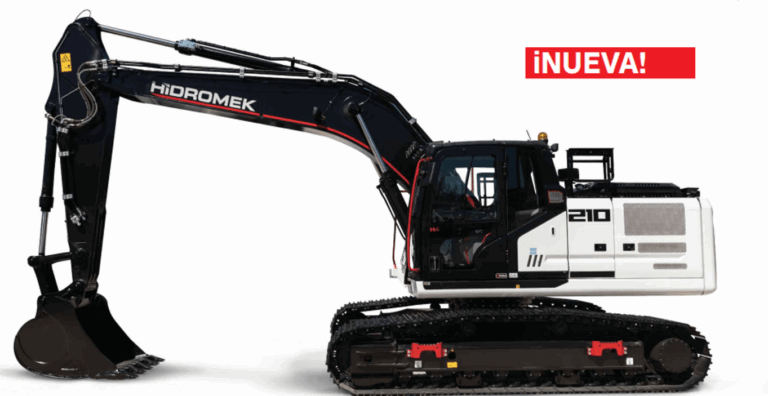 Excavadora sobre orugas HIDROMEK HMK210LC-H4