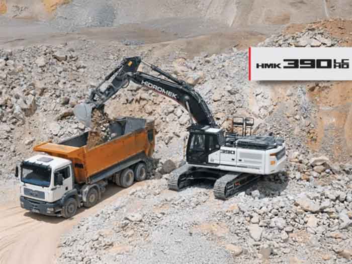 Excavadora sobre orugas HIDROMEK HMK390LCHD-H4