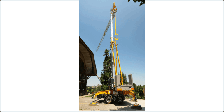 Grúa telescópica auto montante HUP M 28-22