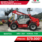 Mnaipulador Telescópico marca Manitou modelo MTX1840
