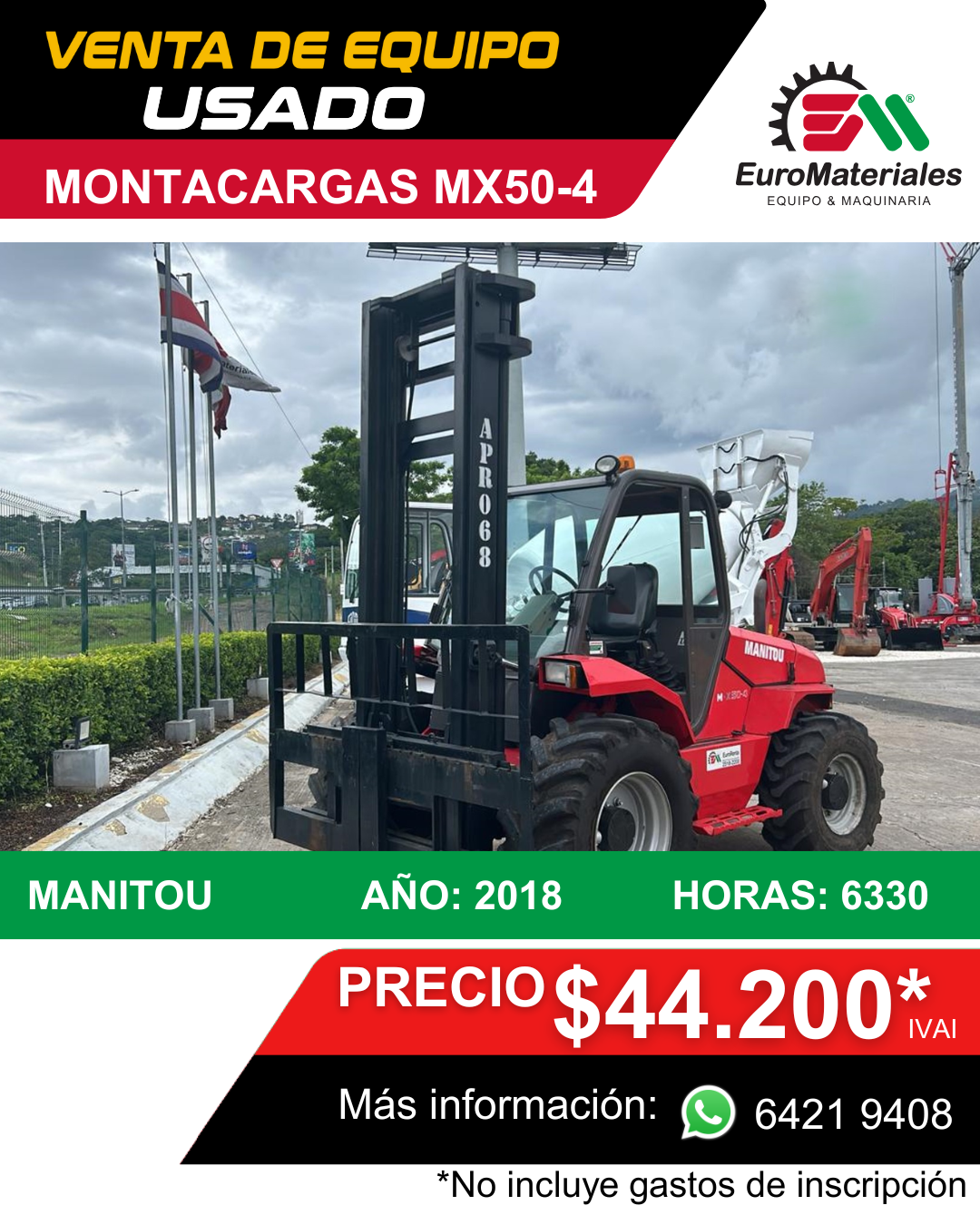 MONTACARGAS MX50-4
