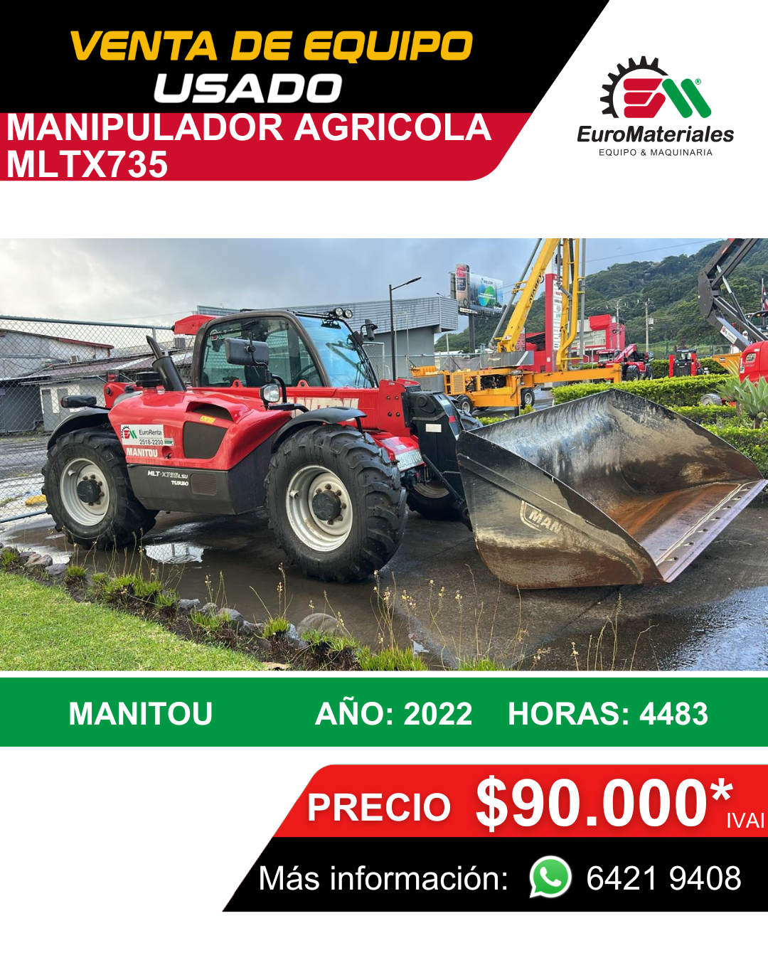 MANIPULADOR AGRICOLA MLTX735