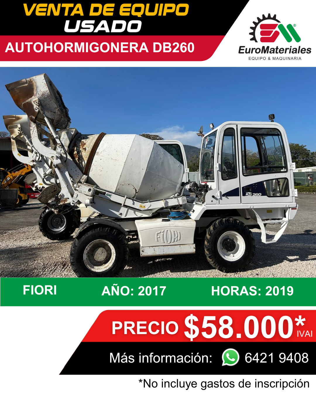 AUTOHORMIGONERA DB260