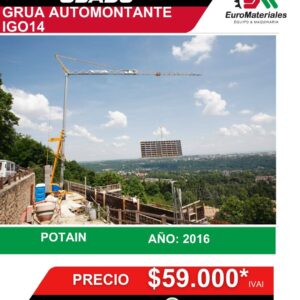 Grua automontante IGO POTAIN Año 2026