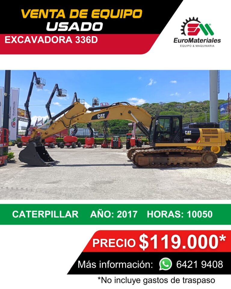 EXCAVADORA 336D USADA