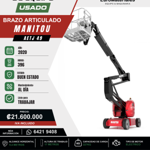 BRAZO ARTICULADO MANITOU USADO 2020