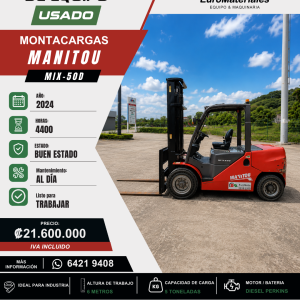 MONTACARGAS MANITOU USADO 2024