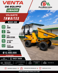 VOLQUETE USADO THWAITES 2020
