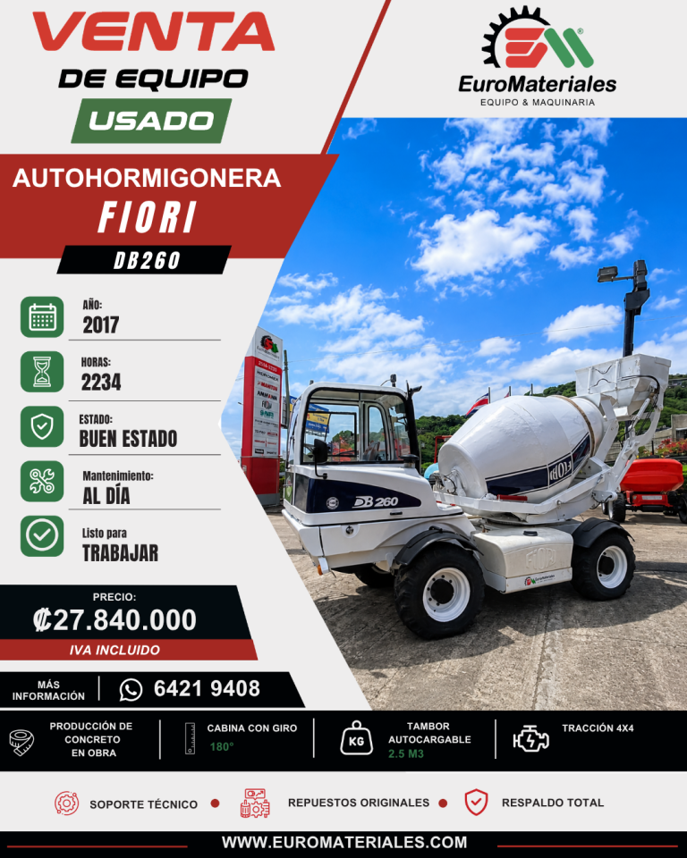 AUTOHORMIGONERA FIORI USADA DB260