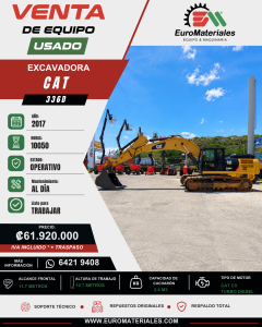 EXCAVADORA CAT USADA