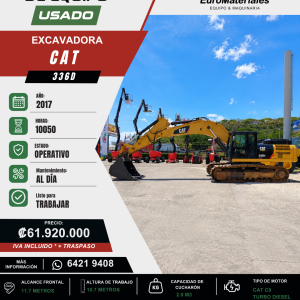 EXCAVADORA CAT USADA