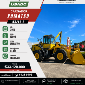 CARGADOR USADO KOMATSU