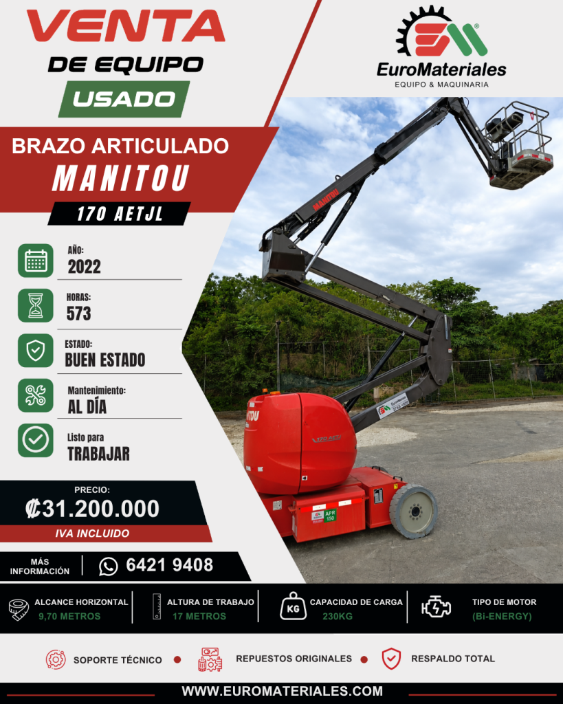BRAZO ARTICULADO MANITOU USADO