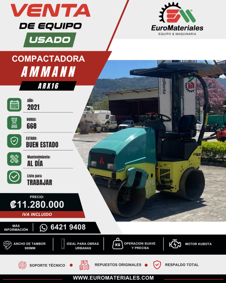 COMPACTADORA USADA AMMANN 2021
