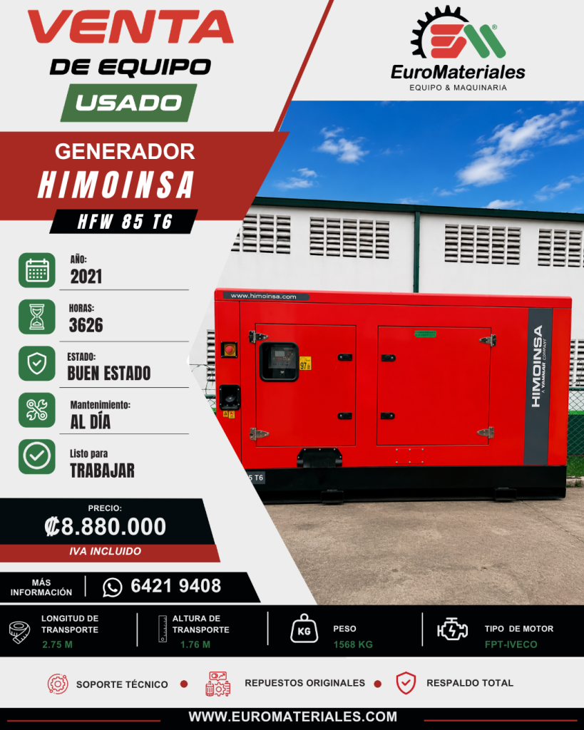 GENERADOR USADO HIMOINSA 2021