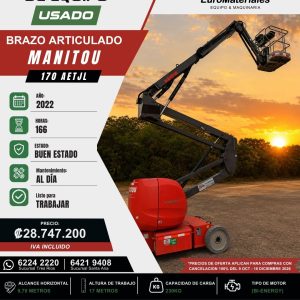 BRAZO ARTICULADO 170 AETJL MANITOU USADO