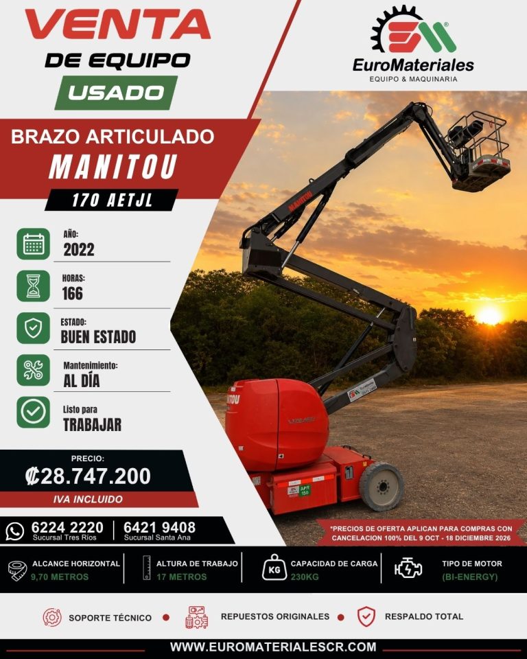 BRAZO ARTICULADO 170 AETJL MANITOU USADO