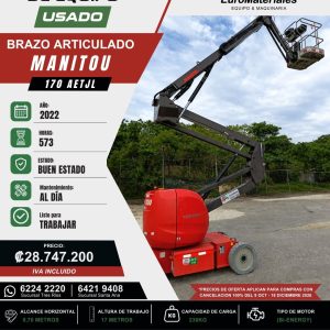 BRAZO ARTICULADO MANITOU 170 AETJL USADO