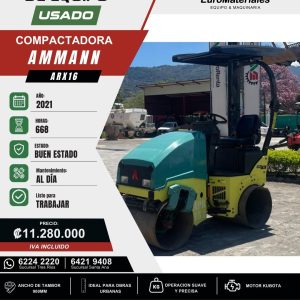 COMPACTADORA ARX16 AMMANN USADA AÑO 2021