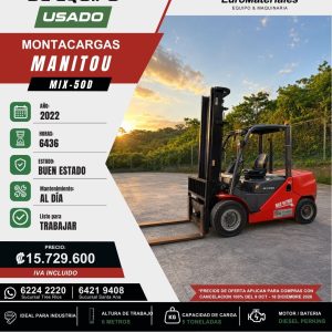 MONTACARGAS MIX-50D USADO MANITOU