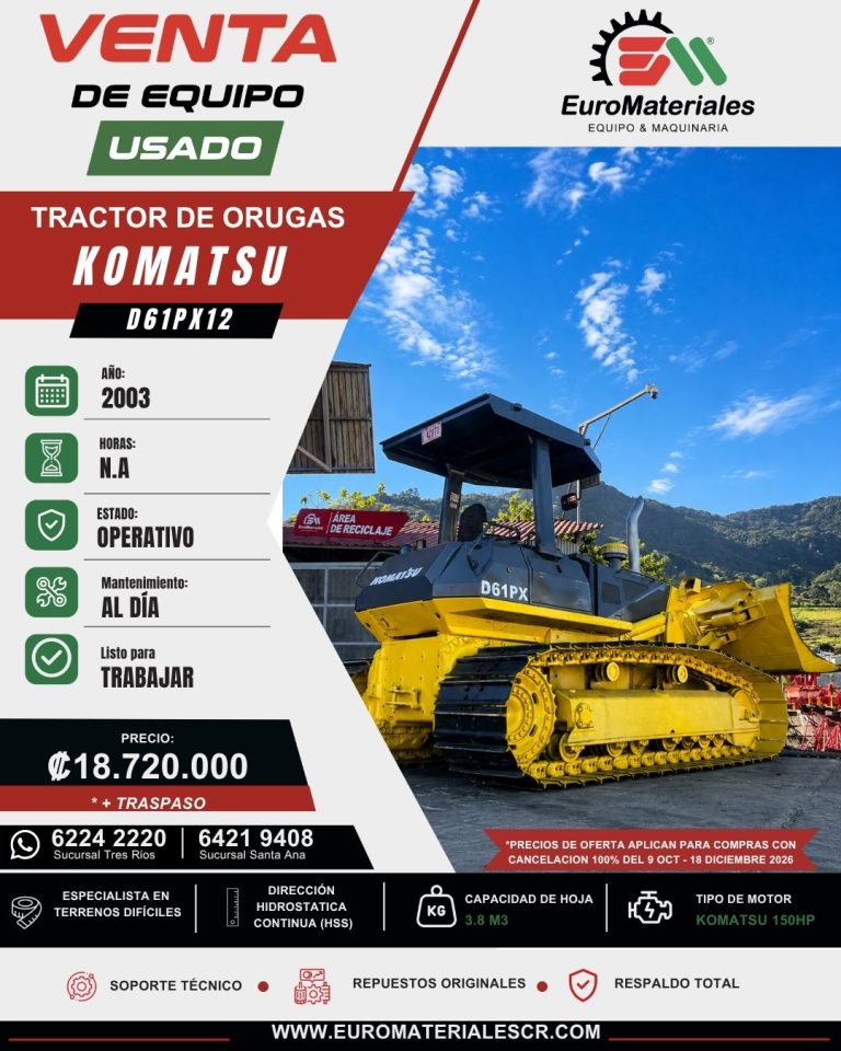 TRACTOR ORUGAS USADO KOMATSU