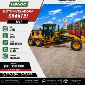 MOTONIVELADORA SG21 SHANTUI USADA AÑO 2023