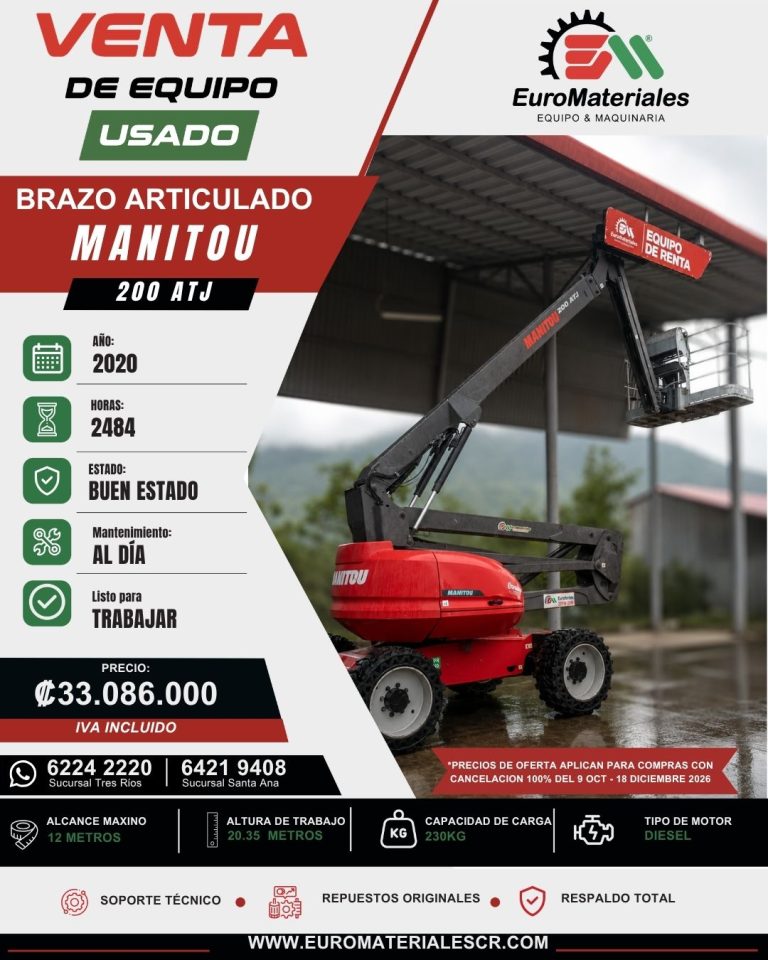 BRAZO ARTICULADO 200 ATJ MANITOU USADO