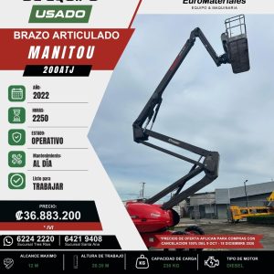 BRAZO ARTICULADO 200 ATJ MANITOU USADO 2022