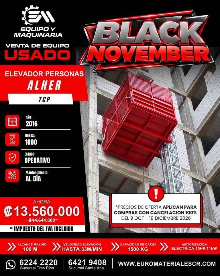 Elevador personas ALHER TCP
