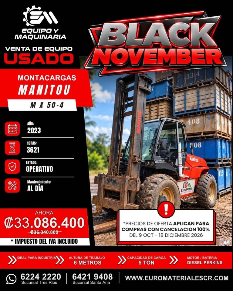 MONTACARGAS MANITOU M X 50 -4 AÑO 2023
