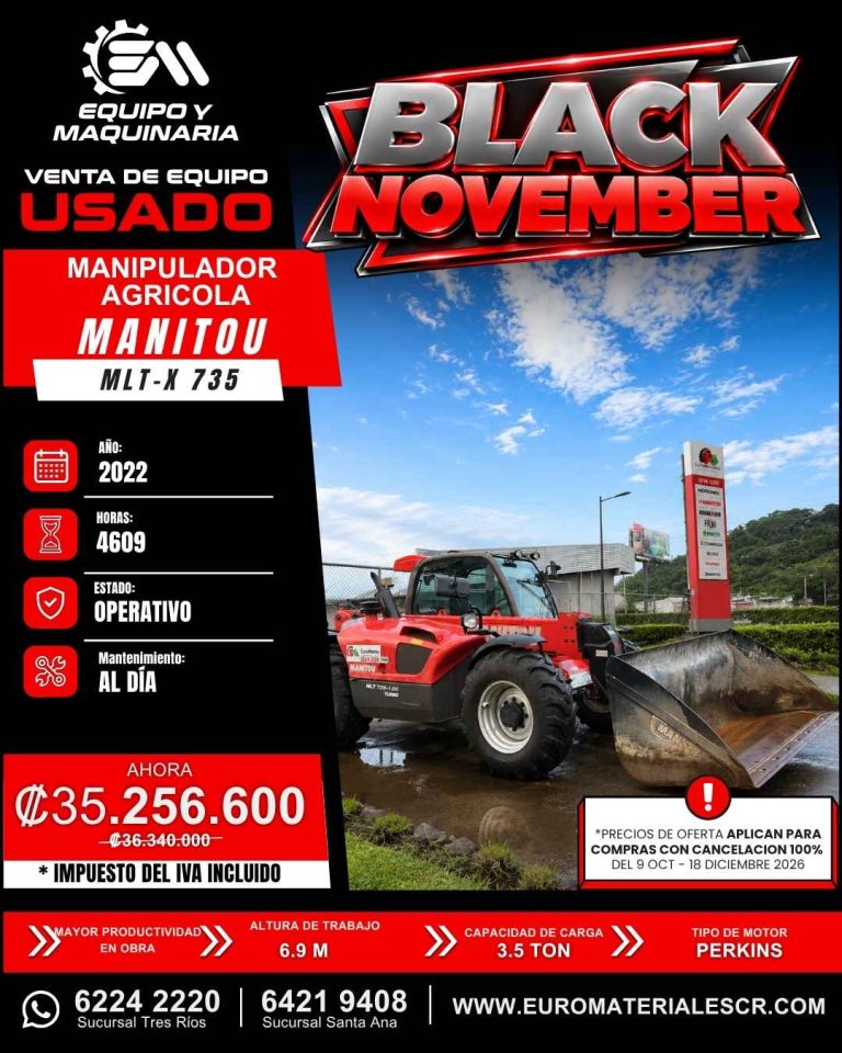 MANIPULADOR AGRICOLA USADO MANITOU MLT-X 735