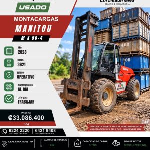MONTACARGAS MX50-4 MANITOU USADO 2023