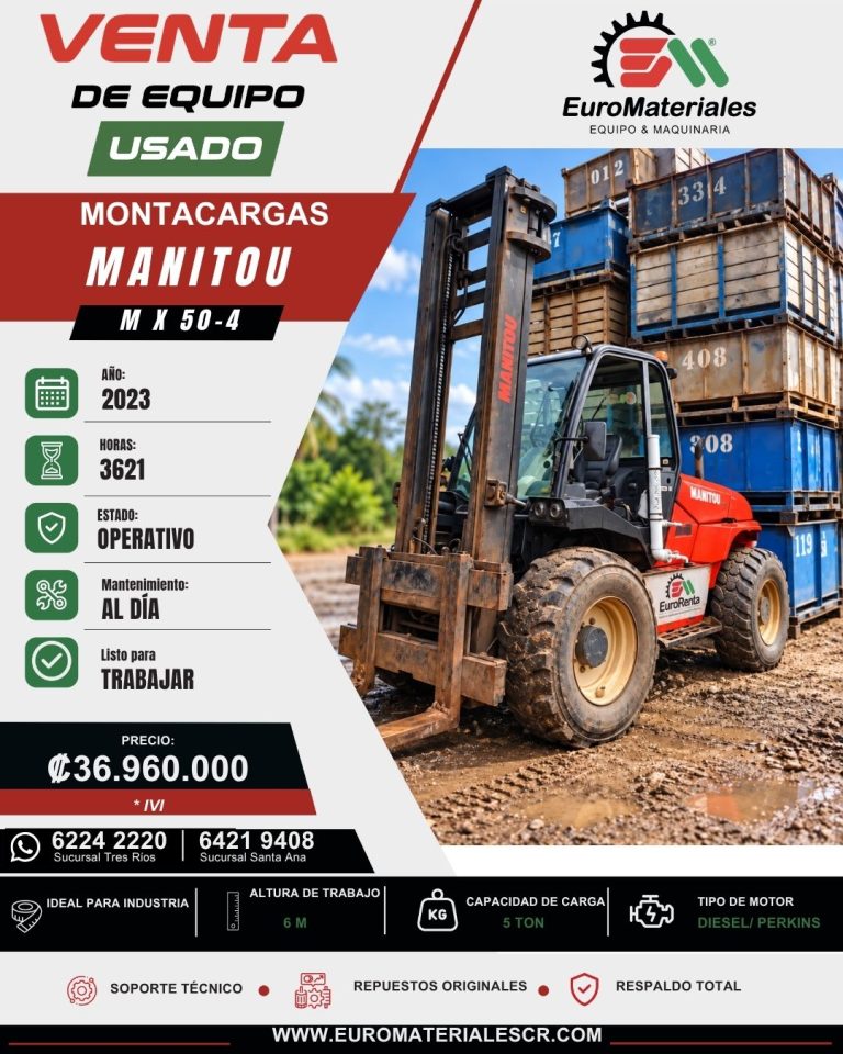 MONTACARGAS MX50-4 USADO MANITOU